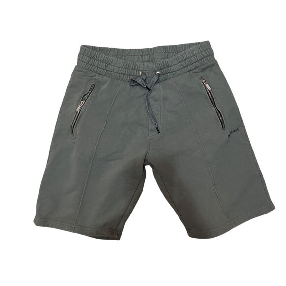Moncrief London Gray Drawstring Waist Shorts With Zipper Pockets - Picture 6 of 7